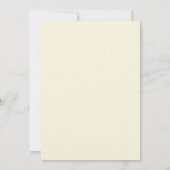 Butter-Goldblatt-Hochzeit Einladung (Rückseite)