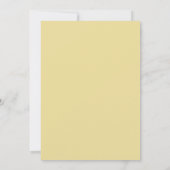 Butter-Grau-Reben-Hochzeit Einladung (Rückseite)