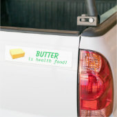 Butter ist Biokost Autoaufkleber (Auf Lkw)