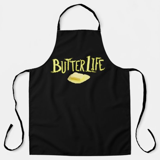 Butter Life Black BG Schürze (Vorderseite)