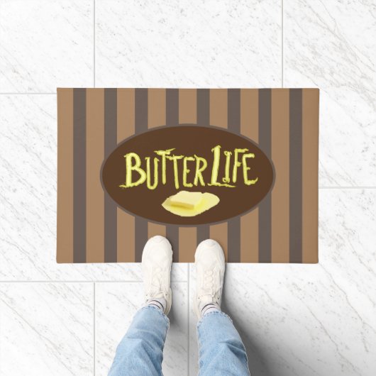 Butter Life Brown Streifen BG Fußmatte (Indoor)