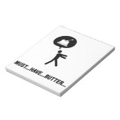 Butter Lover Notizblock (Rotiert)