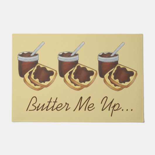 Butter Me Up Funny Pennsylvania Dutch Apple Butter Fußmatte (Vorderseite)
