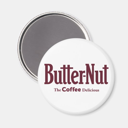 Butter-Nut Coffee Magnet (Vorderseite/Rückseite)