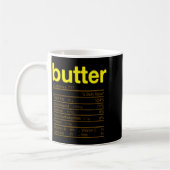 Butter Nutrition Facts Funny Thanksgiving Christma Kaffeetasse (Links)