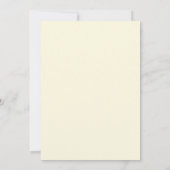 Butter-Olivblatt-Hochzeit Einladung (Rückseite)