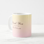 Butter Pink - Personalised Thank You Teacher Mug Kaffeetasse (Vorderseite Links)