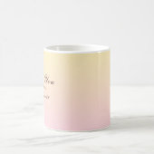 Butter Pink - Personalised Thank You Teacher Mug Kaffeetasse (Mittel)