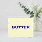 Butter Postkarte (Stehend Vorderseite)