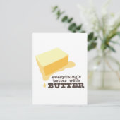 Butter Postkarte (Stehend Vorderseite)