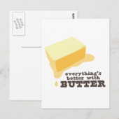 Butter Postkarte (Vorne/Hinten)