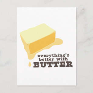 Butter Postkarte
