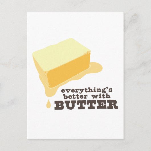 Butter Postkarte (Vorderseite)