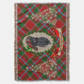 Butter Scottie Dog Christmas Decke (Vorderseite Vertikal)