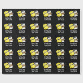 Butter spät als nie lustig Lebensmittel Puff Geschenkpapier (Flach)