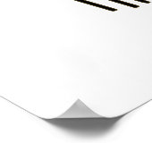 Butter spät als nie lustig Lebensmittel Puff Poster (Ecke)