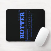 Butter Stick - Blue Funny Mousepad (Mit Mouse)