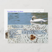 Butter Tee Rezept Postkarte (Vorne/Hinten)