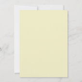 Butter-Tinte-gemalte Hochzeit Einladung (Rückseite)
