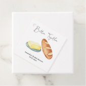 Butter Together Brautparty Geschenkanhänger (Beispiel)
