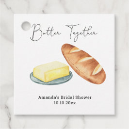 Butter Together Brautparty Geschenkanhänger