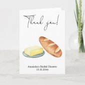 Butter Together Brautparty Karte (Vorderseite)