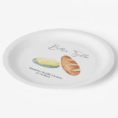 Butter Together Brautparty Pappteller (Schrägansicht)