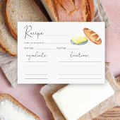 Butter Together Brautparty - Rezept card
