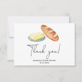 Butter Together Brautparty Vielen Dank Dankeskarte (Vorderseite)