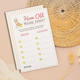 Butter Together bridal Game How Old Were They ?