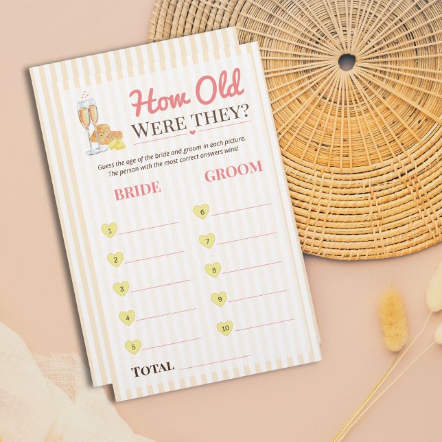 Butter Together bridal Game How Old Were They ? (Von Creator hochgeladen)