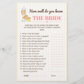 Butter Together Bridal Shower Game (Vorderseite)