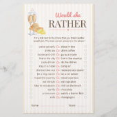 Butter Together Bridal Shower Game (Vorderseite)