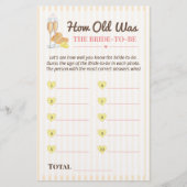 Butter Together How Old Was Bride To Be Game (Vorderseite)