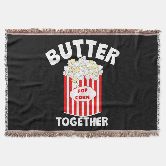 BUTTER Together Movie Popcorn Decke (Vorderseite)