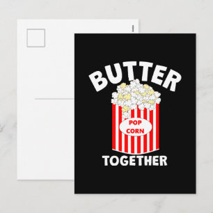 BUTTER Together Movie Popcorn Feiertagspostkarte
