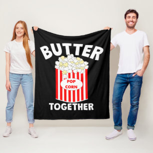 BUTTER Together Movie Popcorn Fleecedecke