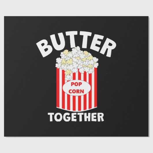 BUTTER Together Movie Popcorn Geschenkpapier (Flach)