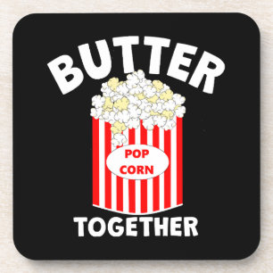 BUTTER Together Movie Popcorn Getränkeuntersetzer