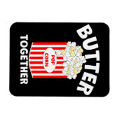 BUTTER Together Movie Popcorn Magnet (Horizontal)