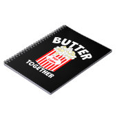 BUTTER Together Movie Popcorn Notizblock (Linke Seite)