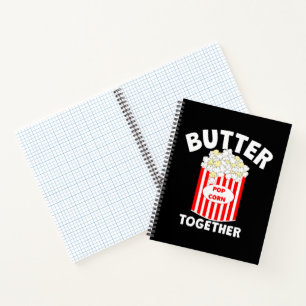 BUTTER Together Movie Popcorn Notizblock