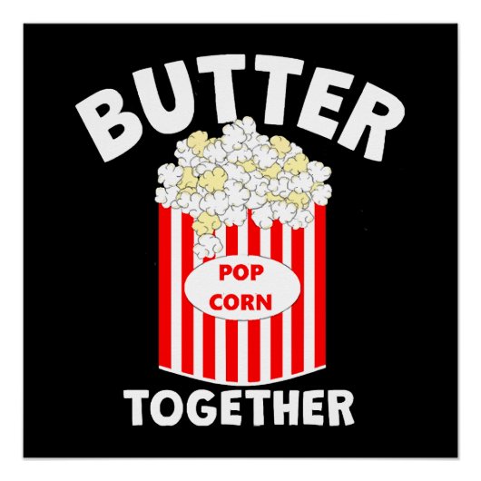 BUTTER Together Movie Popcorn Poster (Vorderseite)