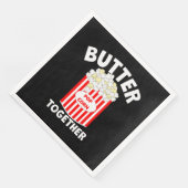 BUTTER Together Movie Popcorn Serviette (Ecke)