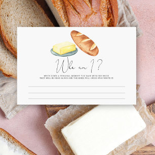 Butter Together - Wer bin ich Brautparty-Spiel Briefpapier