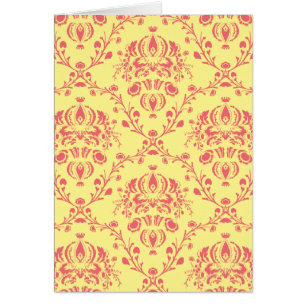 Butter und Cranberry Damask