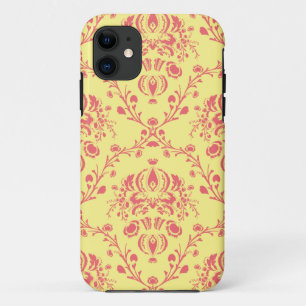Butter und Cranberry Damask Case-Mate iPhone Hülle