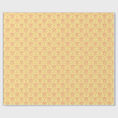 Butter und Cranberry Damask Geschenkpapier (Flach)