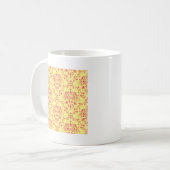 Butter und Cranberry Damask Kaffeetasse (Vorderseite Links)