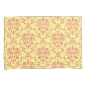 Butter und Cranberry Damask Kissenbezug (Vorderseite-Rechts)